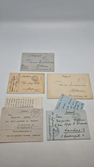 Samling original tysk feltpost