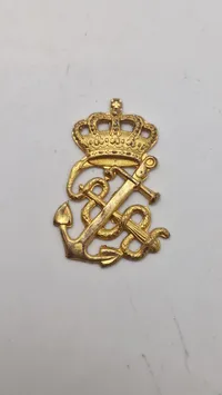 Originalt tidligt dansk marine mærke