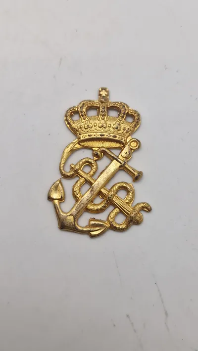 Originalt tidligt dansk marine mærke