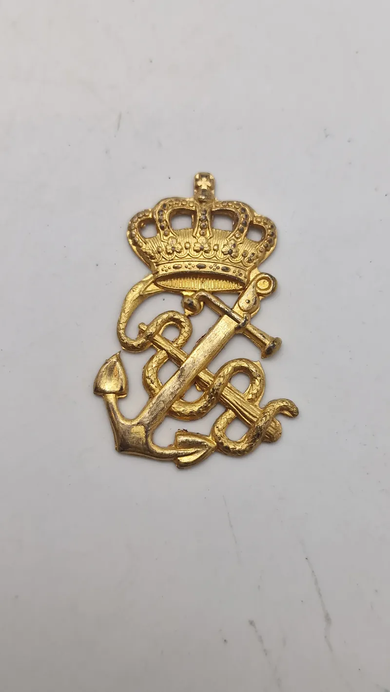 Originalt tidligt dansk marine mærke