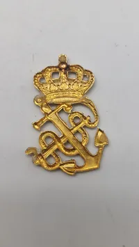 Originalt tidligt dansk marine mærke