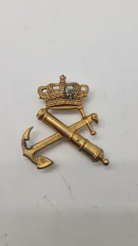 Originalt tidligt dansk marine mærke