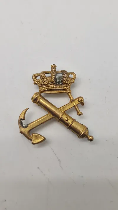 Originalt tidligt dansk marine mærke