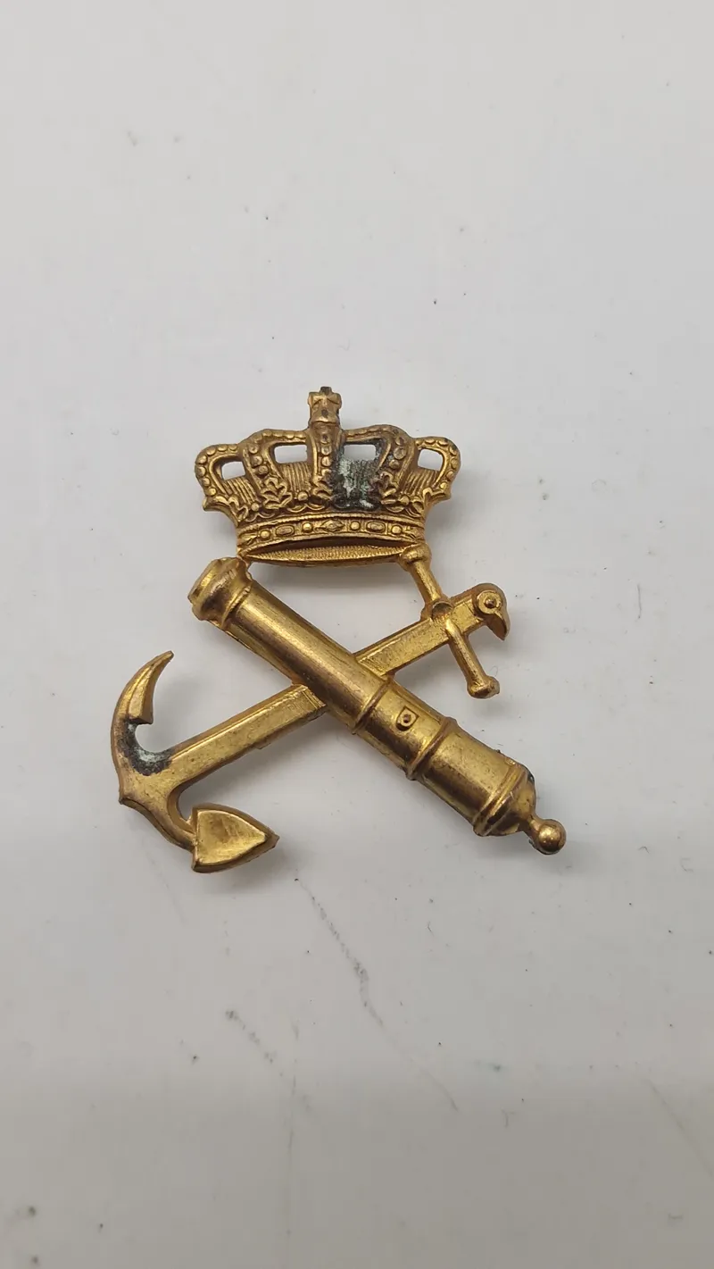 Originalt tidligt dansk marine mærke