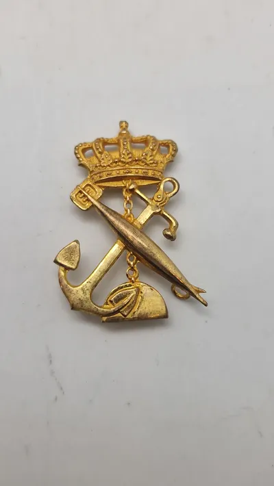 Originalt tidligt dansk marine mærke