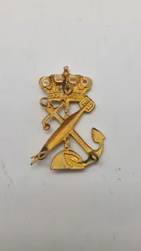 Originalt tidligt dansk marine mærke