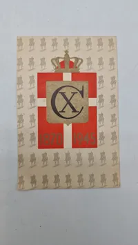 Originalt Kong Christian X postkort. Ubrugt