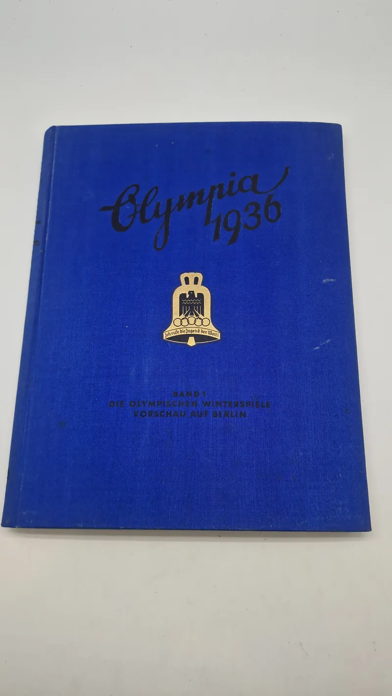 Orignal bog fra de olympiske lege i 1936