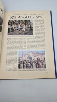 Orignal bog fra de olympiske lege i 1936
