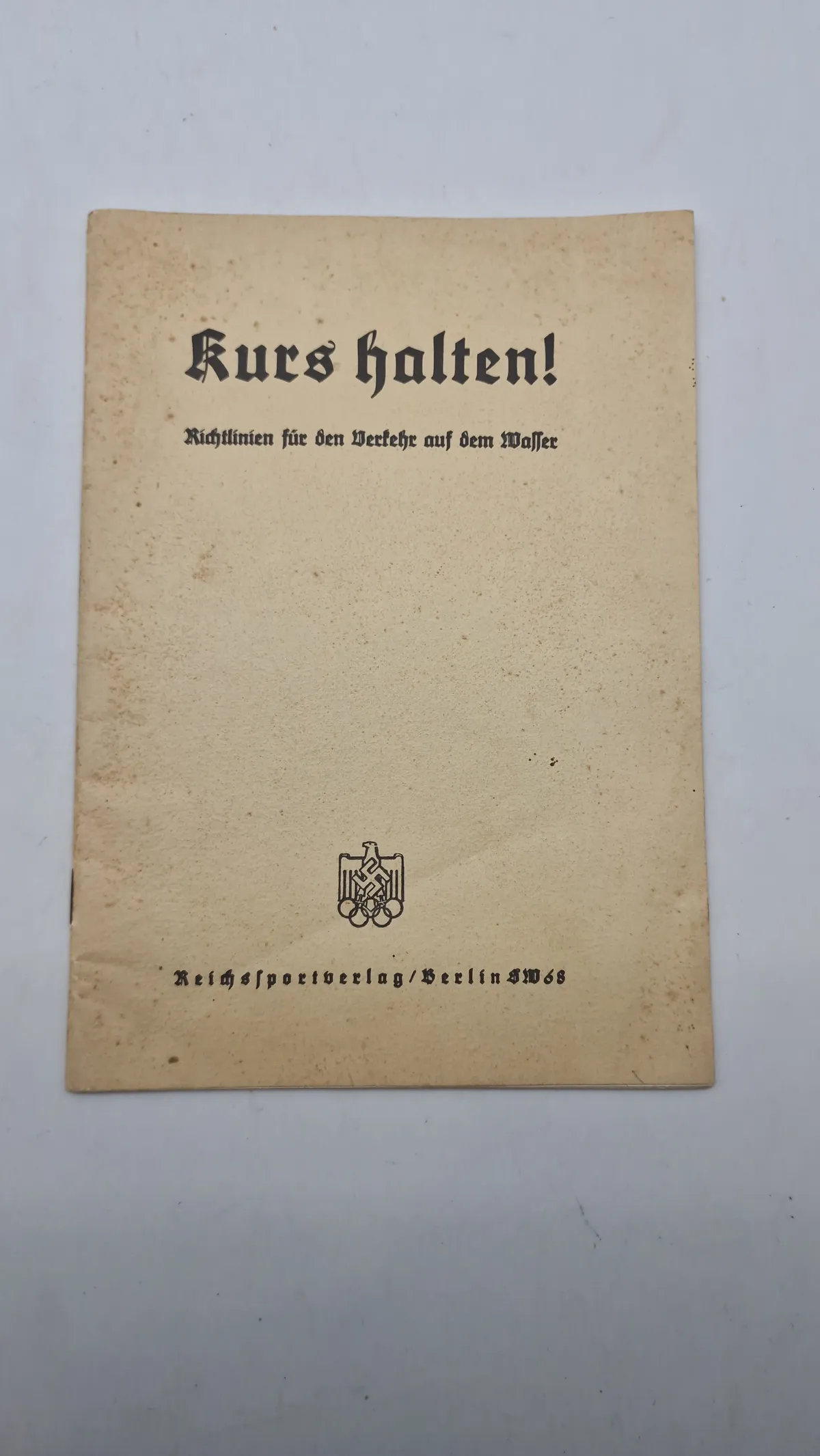 Originalt program Olympiaden 1936