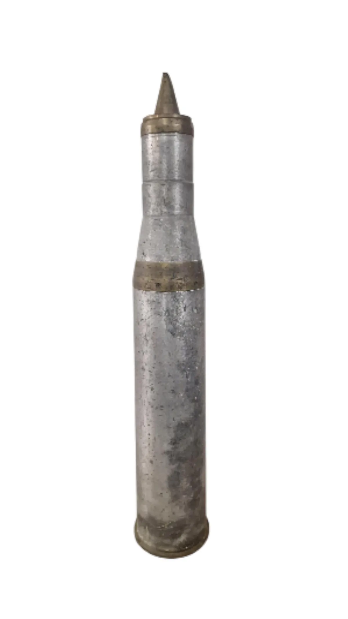 Original øvelses kampvogns granat. 79 cm