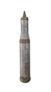 Original øvelses kampvogns granat. 79 cm