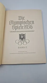 Orignal bog fra de olympiske lege i 1936
