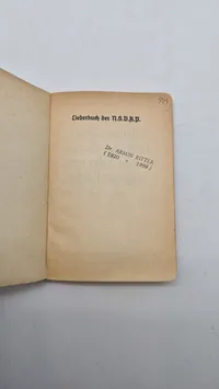 Original Liederbuch
Der Nationalſozialistischen Deutschen Arbeiterpartei