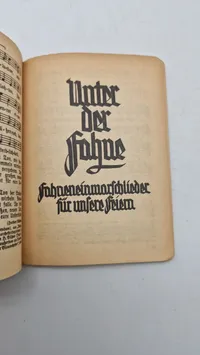 Original Liederbuch
Der Nationalſozialistischen Deutschen Arbeiterpartei