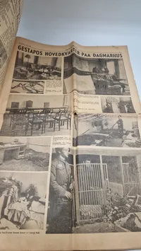 Original dansk avis fra maj dagene 1945