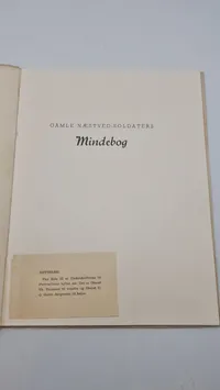 Gamle Næstved-Soldaters Mindebog