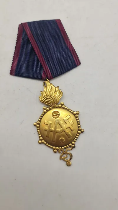 Original dansk medalje fra Felt Artilleri Foreningen