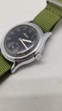 Originalt WWII Minerva German Army Watch, stemplet DH for “Dienst Heeres”