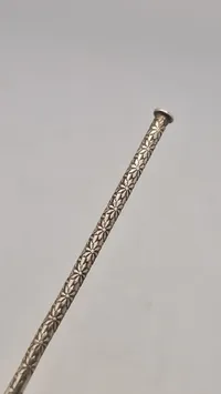 Twist Handle Olive Spoon 800 sølv med motiv fra Lübeck