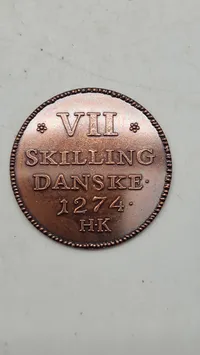 Holstebro reklame skillings mønt