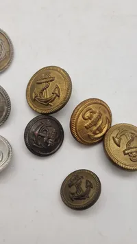 Samling originale tyske Kriegsmarine knapper. ww2