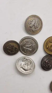 Samling originale tyske Kriegsmarine knapper. ww2