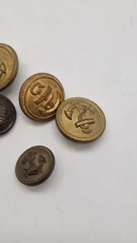 Samling originale tyske Kriegsmarine knapper. ww2