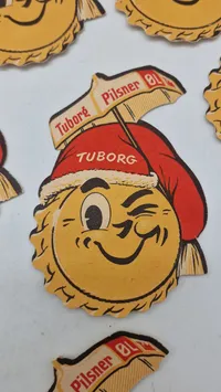Samling Tuborg jule etiketter