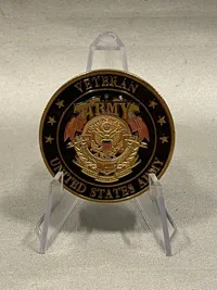 Amerikansk Challenge coin - Veteran