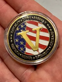 Amerikansk Challenge coin - Veteran