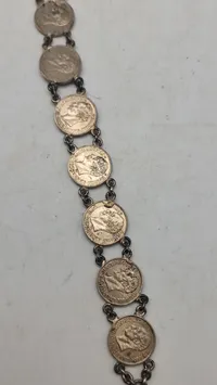 Original urkæde lavet af danske sølv 25 ører
