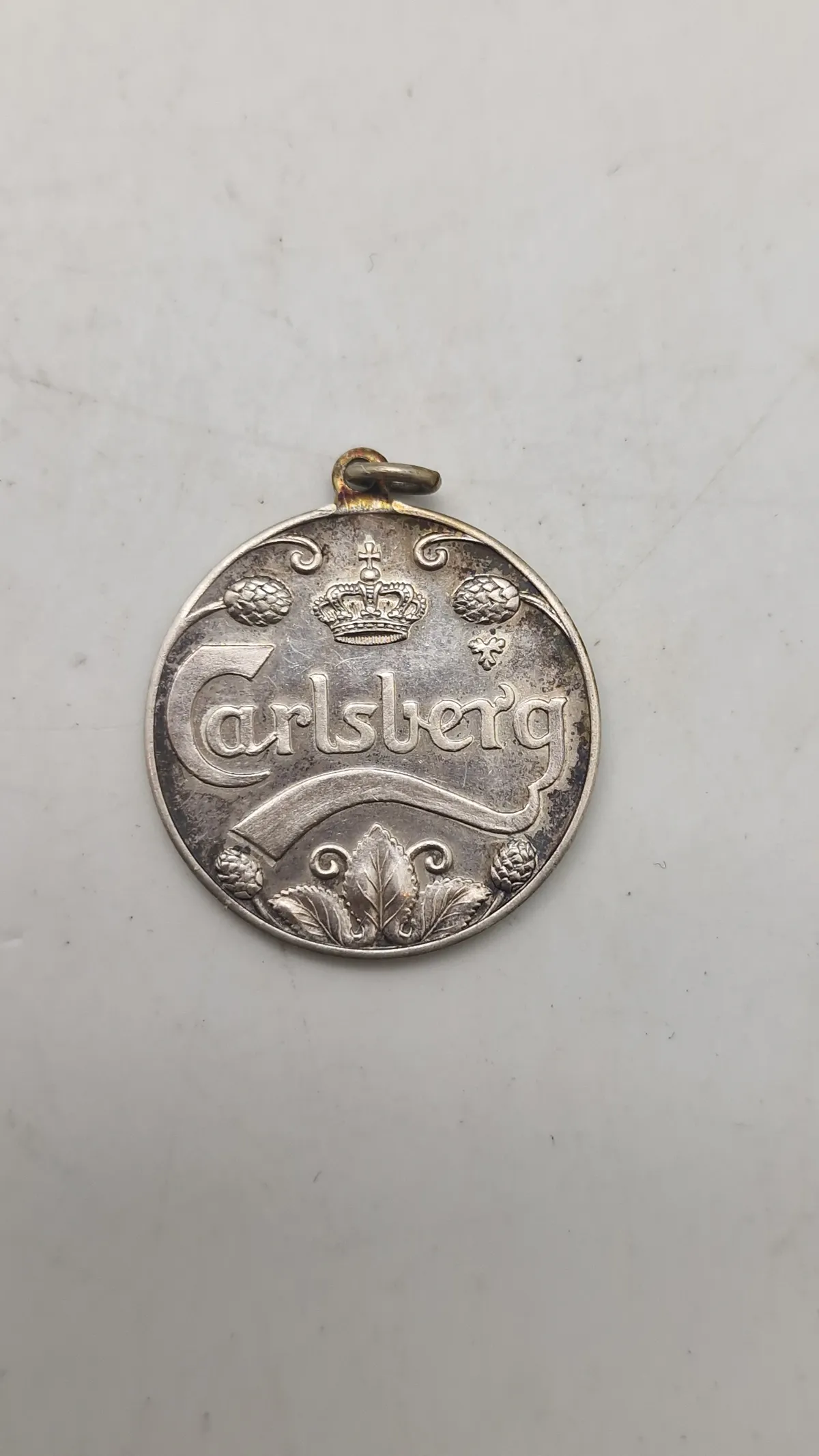 Original Carlsberg medalje af 830 sølv