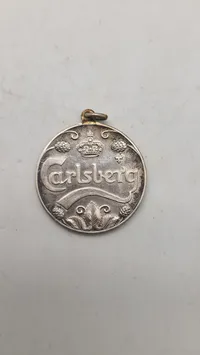 Original Carlsberg medalje af 830 sølv