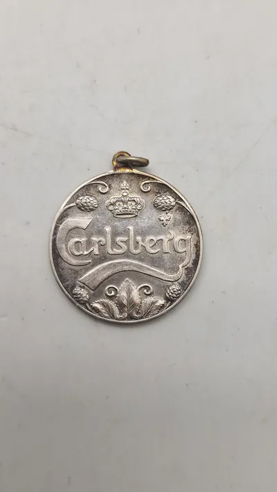 Original Carlsberg medalje af 830 sølv