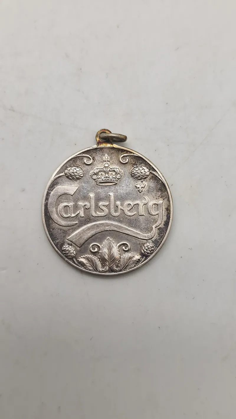 Original Carlsberg medalje af 830 sølv