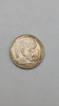 Original 2 Reichmark af sølv fra 1939