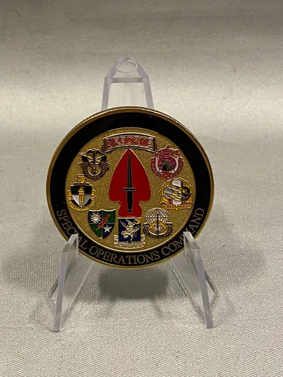Amerikansk Challenge coin - speciel operations command