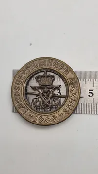 Originalt Emblem fra Landsudstillingen i Aarhus 1909