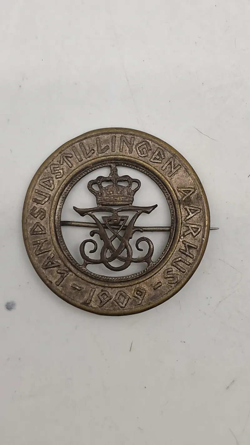 Originalt Emblem fra Landsudstillingen i Aarhus 1909