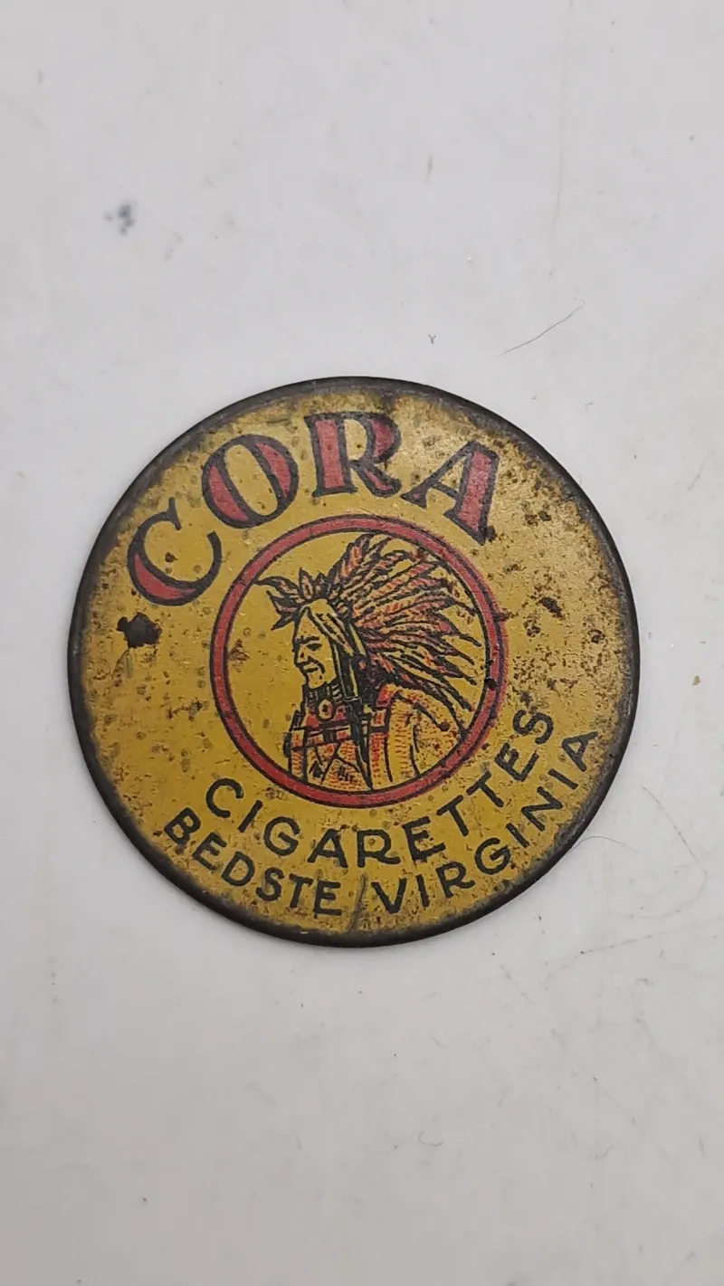 Original Postskillemønt, 10 øre CORA - ekstremt sjælden