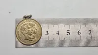 Original medalje Danmark. Christian IX (1818-1906) & Dronning Louise Gold Wedding, 1892