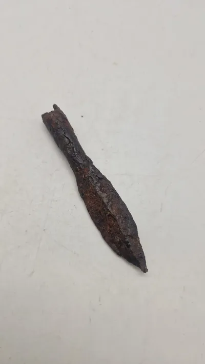 Original middelalder armbrøst pilespids