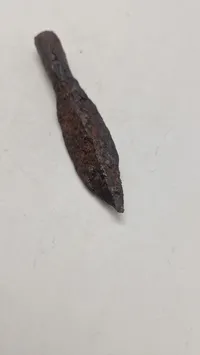 Original middelalder armbrøst pilespids