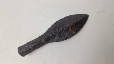 Original middelalder armbrøst pilespids
