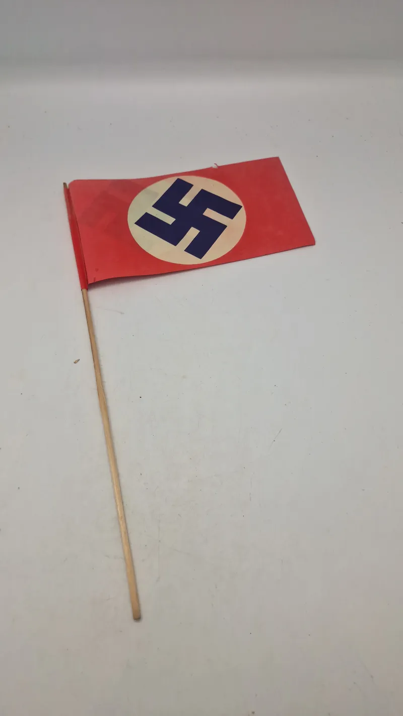 Originalt tysk sympatisør papir flag