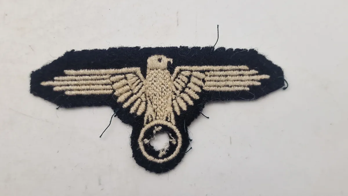 Original italiensk produceret Waffen-SS ørn. Afnazificeret