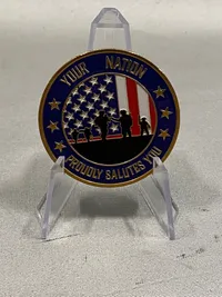 Amerikansk Challenge coin - Thank you for your service
