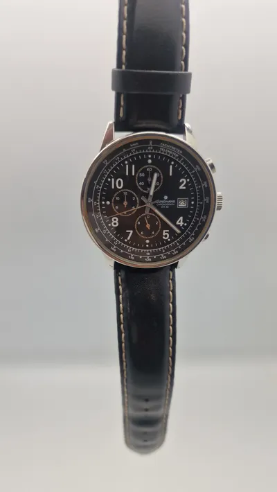 Originalt Junghans Chronograph 41/4449 40mm All Steel Flieger Style