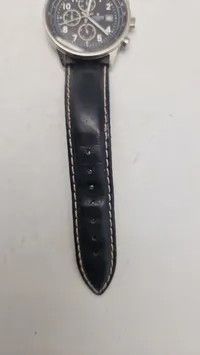 Originalt Junghans Chronograph 41/4449 40mm All Steel Flieger Style